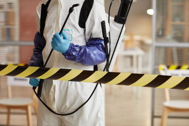 Professional Unattended Death Cleanup technician working in Larsen, WI